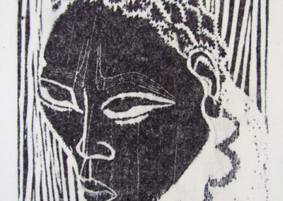 AFRO - Xilogravura 17 x 20 cm