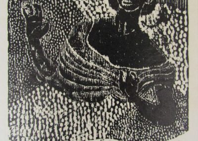 Noite - Xilogravura 13 x 22 cm